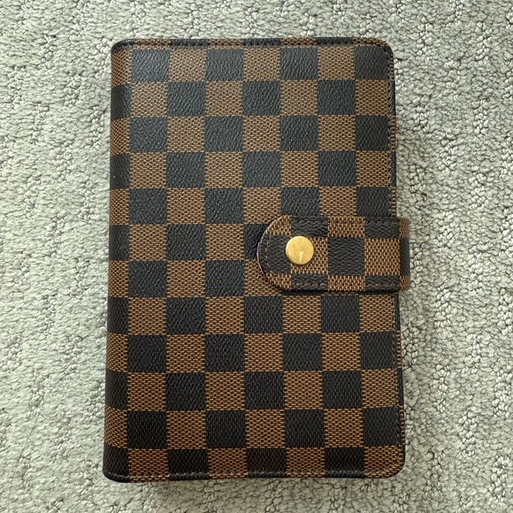 Brown Checkered A5 A6 Agenda Planner - Picture 1 of 9